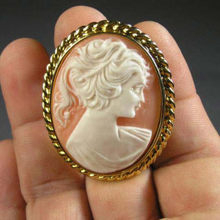 Original Cameo Broach to be Used to Make a Food Safe Silicone Mold.