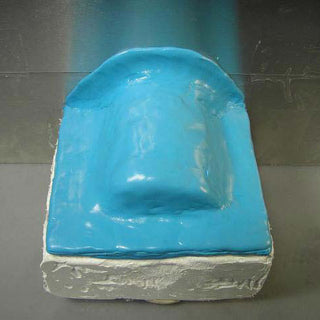 Completed First Side of Two Part Silicone Plastique Mold