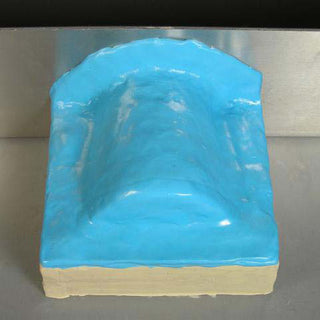Completed Silicone Application on First Side of Two Part Mold