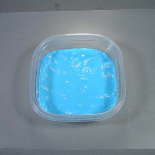 Bed of Silicone Plastique Made in a Food Storage Container