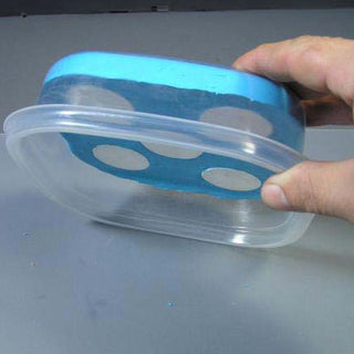 Multi-Cavity Silicone Plastique Mold Made in a Food Storage Container