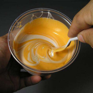 Mixing Two Part Liquid RTV Silicone Mold Making Material