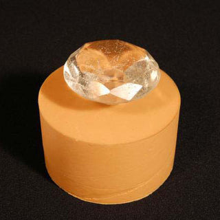 Sugar Diamond Made in a Silicone Mold