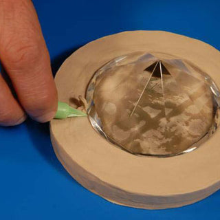 Trimming Excess Clay From an Object Imbedded in a Clay Bed for Mold Making